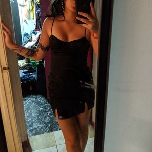 Princess Polly Black Floral Dress